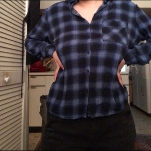 Blue flannel